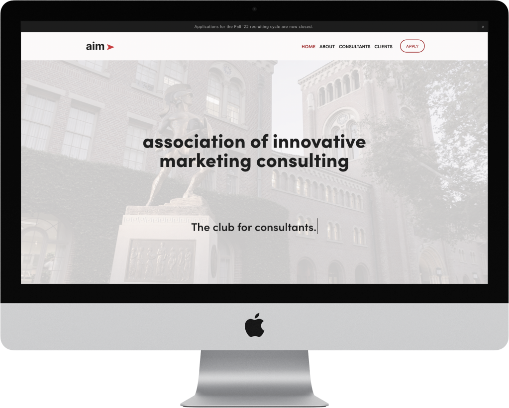 aim website case study